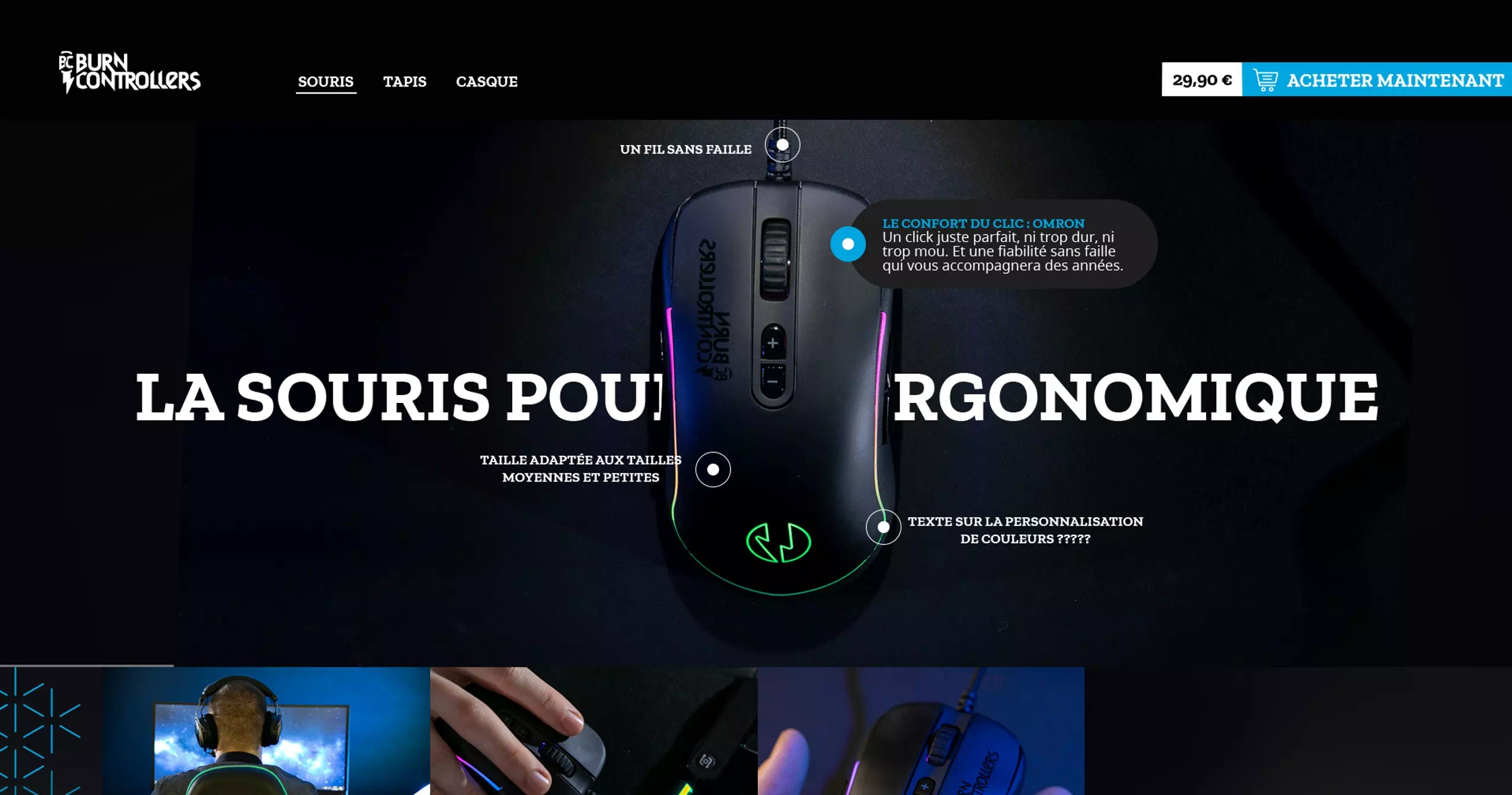 Burn Controllers – landing