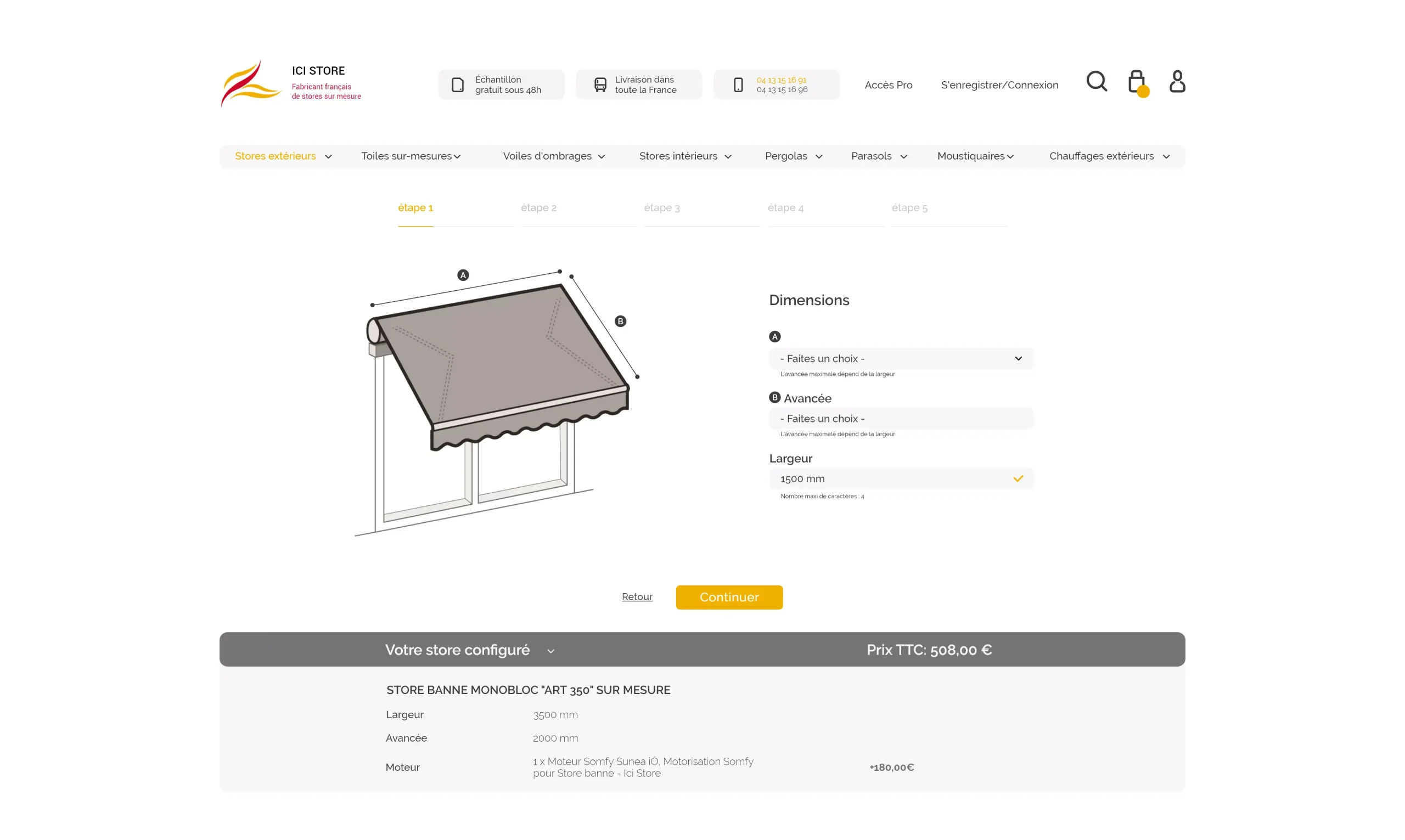 ICI Store – Product configurator