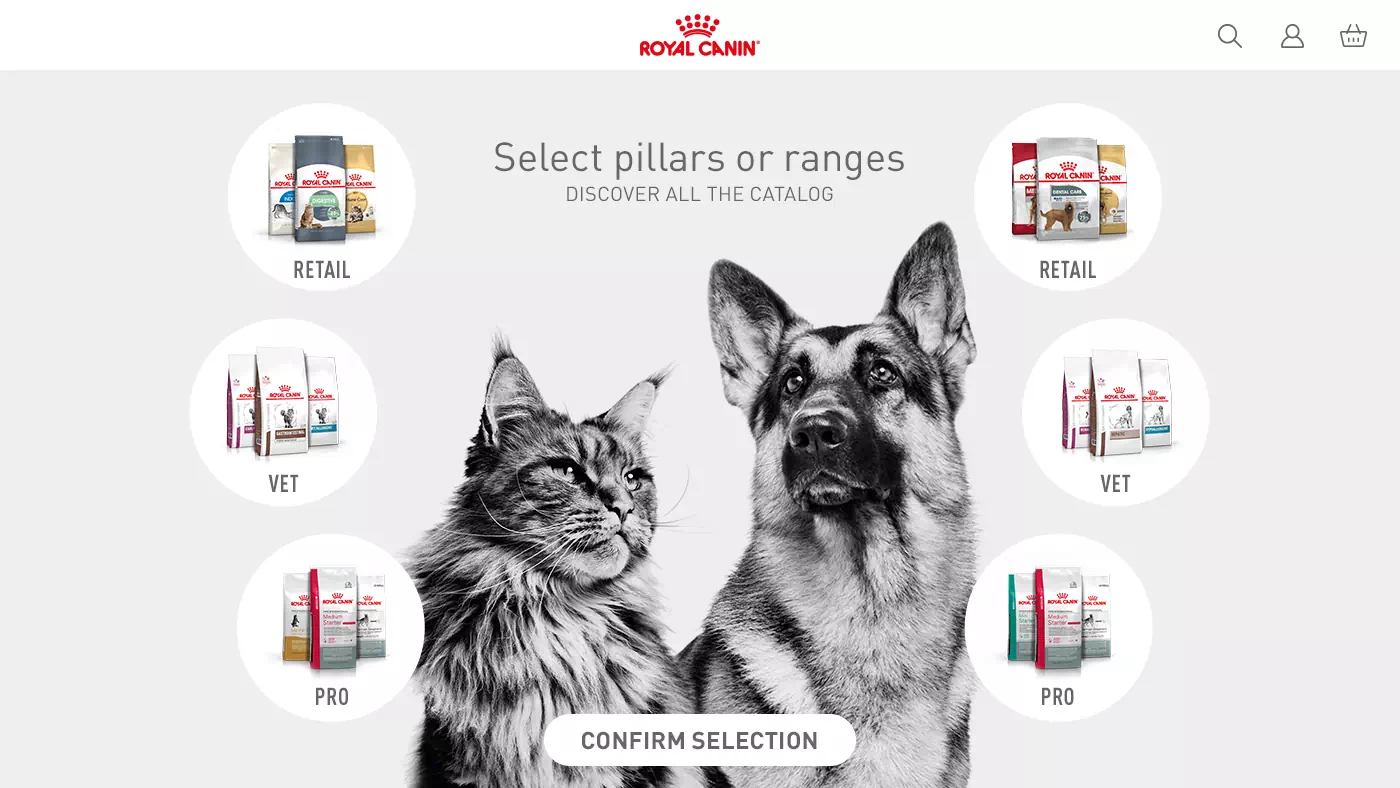 Royal Canin – Digital Product Book
