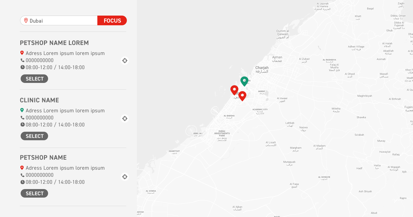 Royal Canin – Product locator